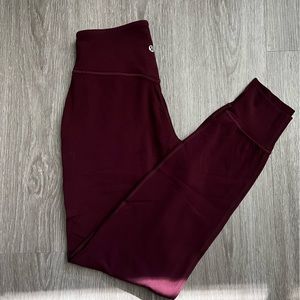 Lululemon Athletica Burgundy Pants